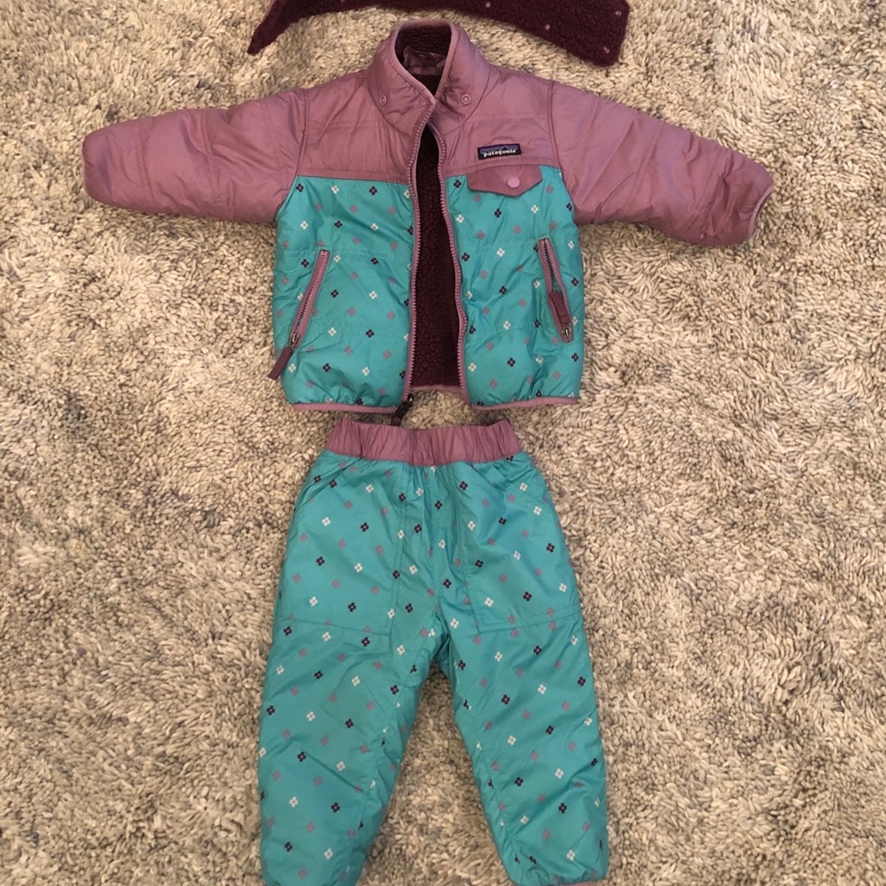 12-18mos Patagonia Tribbles Jacket &Pants